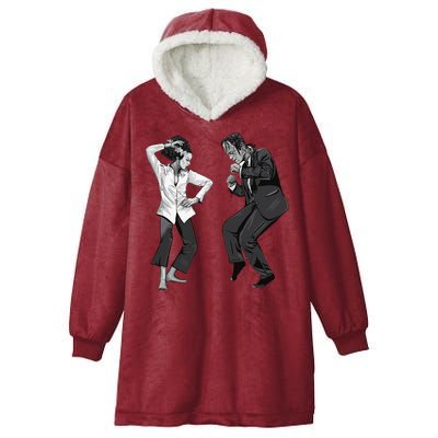 Pulp Frankenstein Dancing Monster Hooded Wearable Blanket