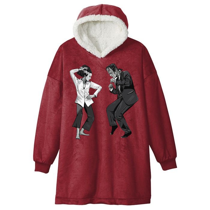 Pulp Frankenstein Dancing Monster Hooded Wearable Blanket