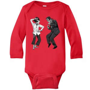 Pulp Frankenstein Dancing Monster Baby Long Sleeve Bodysuit