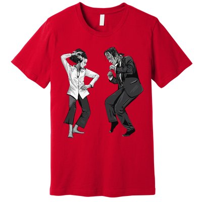 Pulp Frankenstein Dancing Monster Premium T-Shirt