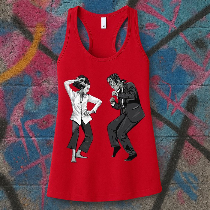Pulp Frankenstein Dancing Monster Womens Tank Top