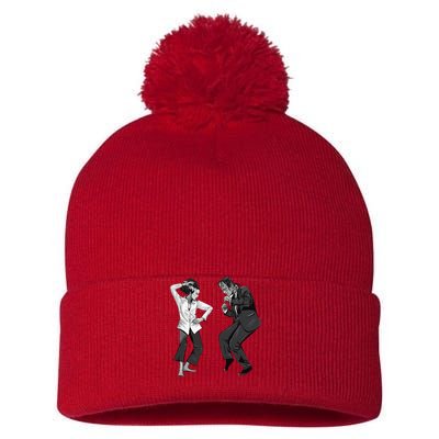 Pulp Frankenstein Dancing Monster Pom Pom 12in Knit Beanie