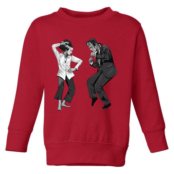 Pulp Frankenstein Dancing Monster Toddler Sweatshirt