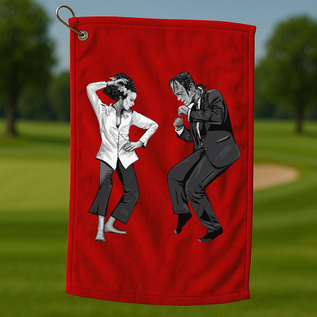 Pulp Frankenstein Dancing Monster Golf Towel