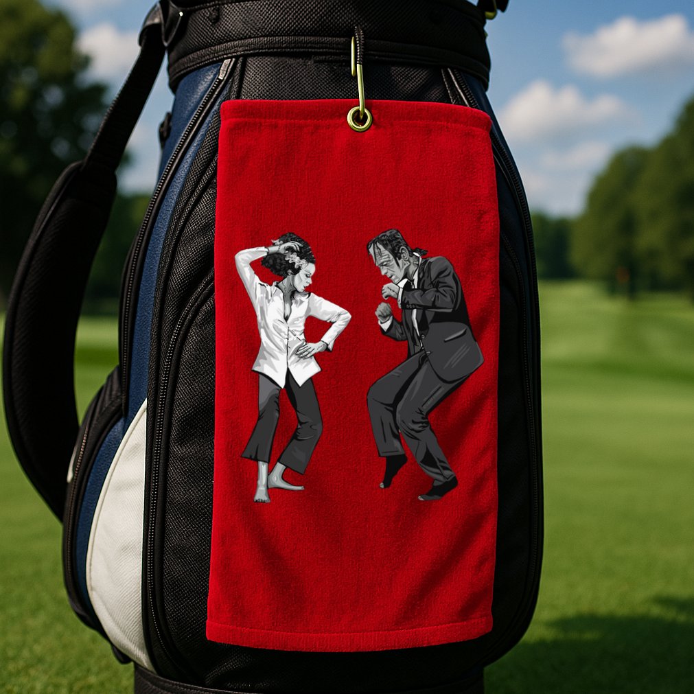 Pulp Frankenstein Dancing Monster Golf Towel