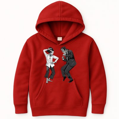 Pulp Frankenstein Dancing Monster Kids Hoodie