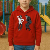 Pulp Frankenstein Dancing Monster Kids Hoodie