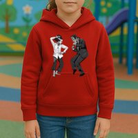 Pulp Frankenstein Dancing Monster Kids Hoodie