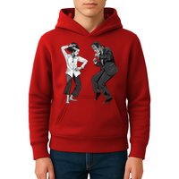 Pulp Frankenstein Dancing Monster Kids Hoodie