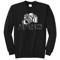 Paparazzi Funny Dad Photographer Retro Camera Sweatshirt