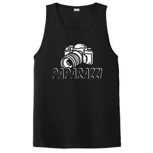 Paparazzi Funny Dad Photographer Retro Camera PosiCharge Competitor Tank