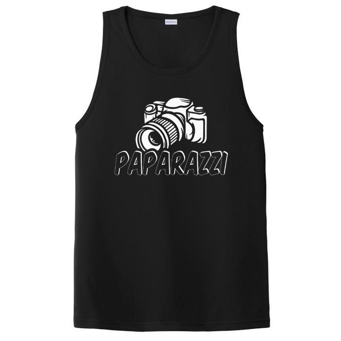 Paparazzi Funny Dad Photographer Retro Camera PosiCharge Competitor Tank