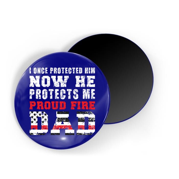 Proud Fire Dad Fire Father Of A Firefighter Dad Gift Magnet