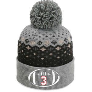 Pray For Damar Number 3 Football The Baniff Cuffed Pom Beanie