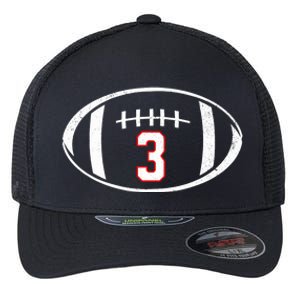 Pray For Damar Number 3 Football Flexfit Unipanel Trucker Cap