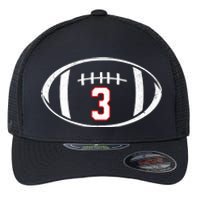 Pray For Damar Number 3 Football Flexfit Unipanel Trucker Cap