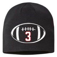 Pray For Damar Number 3 Football Sustainable Beanie