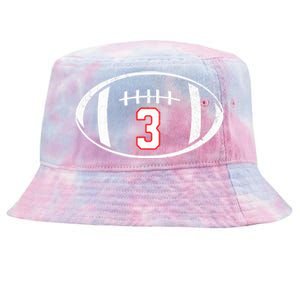 Pray For Damar Number 3 Football Tie-Dyed Bucket Hat