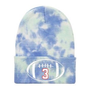 Pray For Damar Number 3 Football Tie Dye 12in Knit Beanie