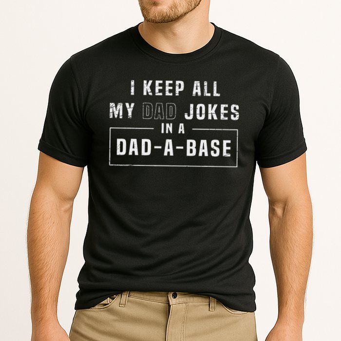 Programmer Father Database Geek Daddy Nerd Dad Jokes Cooling Performance Crew T-Shirt
