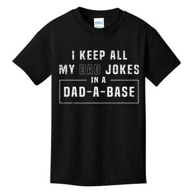 Programmer Father Database Geek Daddy Nerd Dad Jokes Kids T-Shirt