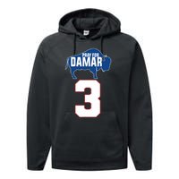 Pray for Damar - Pray for Damar 3 Buffalo Love For 3 Performance Fleece Hoodie