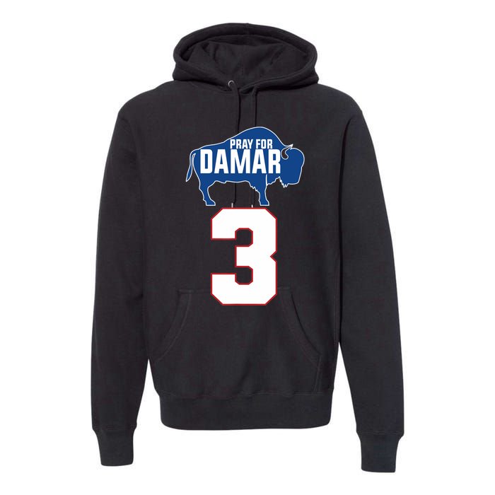 Pray for Damar - Pray for Damar 3 Buffalo Love For 3 Premium Hoodie