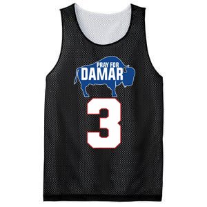 Pray for Damar - Pray for Damar 3 Buffalo Love For 3 Mesh Reversible Basketball Jersey Tank