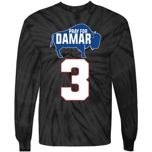 Pray for Damar - Pray for Damar 3 Buffalo Love For 3 Tie-Dye Long Sleeve Shirt