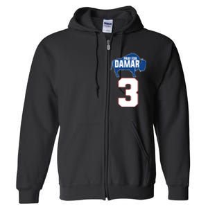 Pray for Damar - Pray for Damar 3 Buffalo Love For 3 Full Zip Hoodie