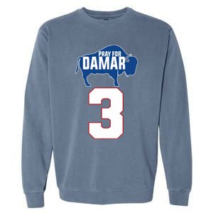 Pray for Damar - Pray for Damar 3 Buffalo Love For 3 Garment-Dyed Sweatshirt