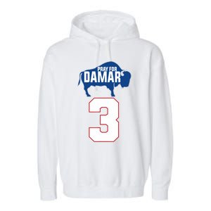 Pray for Damar - Pray for Damar 3 Buffalo Love For 3 Garment-Dyed Fleece Hoodie