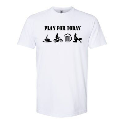 Plan For Day For Moped Drivers Cool Gift Softstyle® CVC T-Shirt