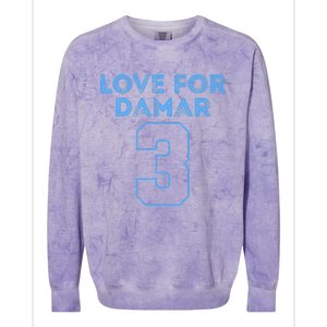 Pray For Damar 3 Buffalo Love For 3 We Are With You Colorblast Crewneck Sweatshirt