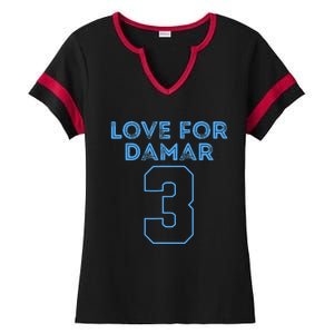 Pray For Damar 3 Buffalo Love For 3 We Are With You Ladies Halftime Notch Neck Tee