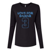 Pray For Damar 3 Buffalo Love For 3 We Are With You Womens Cotton Relaxed Long Sleeve T-Shirt