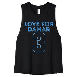 Pray For Damar 3 Buffalo Love For 3 We Are With You Women's Racerback Cropped Tank