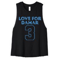 Pray For Damar 3 Buffalo Love For 3 We Are With You Women's Racerback Cropped Tank