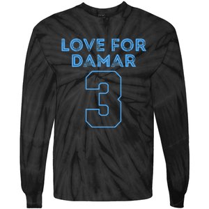 Pray For Damar 3 Buffalo Love For 3 We Are With You Tie-Dye Long Sleeve Shirt