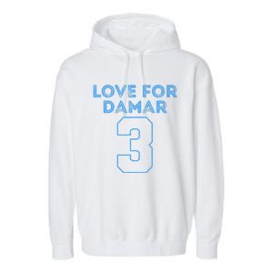 Pray For Damar 3 Buffalo Love For 3 We Are With You Garment-Dyed Fleece Hoodie