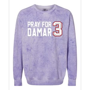 Pray For Damar Love For 3 Show Love It Costs Nothing Colorblast Crewneck Sweatshirt