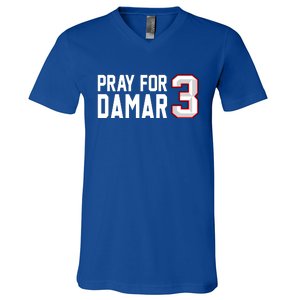 Pray For Damar Love For 3 Show Love It Costs Nothing V-Neck T-Shirt