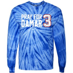 Pray For Damar Love For 3 Show Love It Costs Nothing Tie-Dye Long Sleeve Shirt