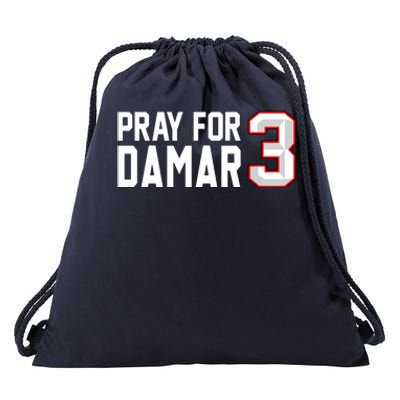 Pray For Damar Love For 3 Show Love It Costs Nothing Drawstring Bag