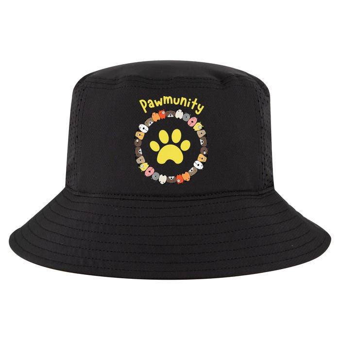 Pawmunity Funny Dog Lover's Cool Comfort Performance Bucket Hat