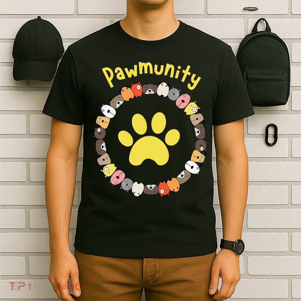 Pawmunity Funny Dog Lover's T-Shirt