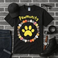 Pawmunity Funny Dog Lover's Tall T-Shirt