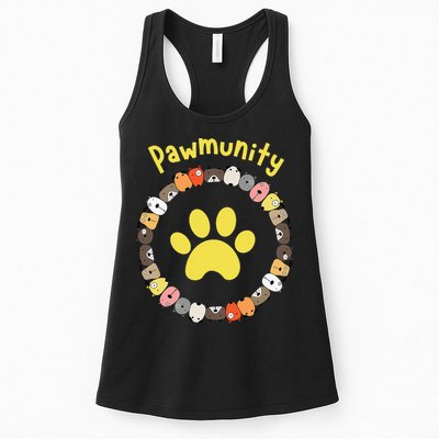 Pawmunity Funny Dog Lover's Womens Tank Top