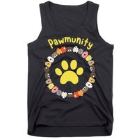 Pawmunity Funny Dog Lover's Tank Top