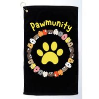 Pawmunity Funny Dog Lover's Golf Towel
